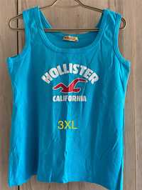 Hollister 3XL woman damska bluzka ramiączkach niebieskia bez rękawów