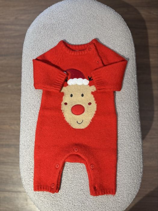Дитячий Новорічний / різдвяний набір комплект ромпер плаття 62, 68 роз