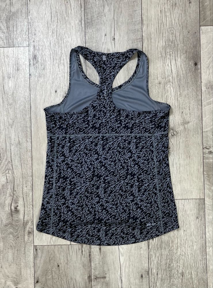 Nike dri-fit running майка L размер женская беговая серая оригинал