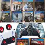10x gra ps4 + assasin creed na pada + gumki na gałki