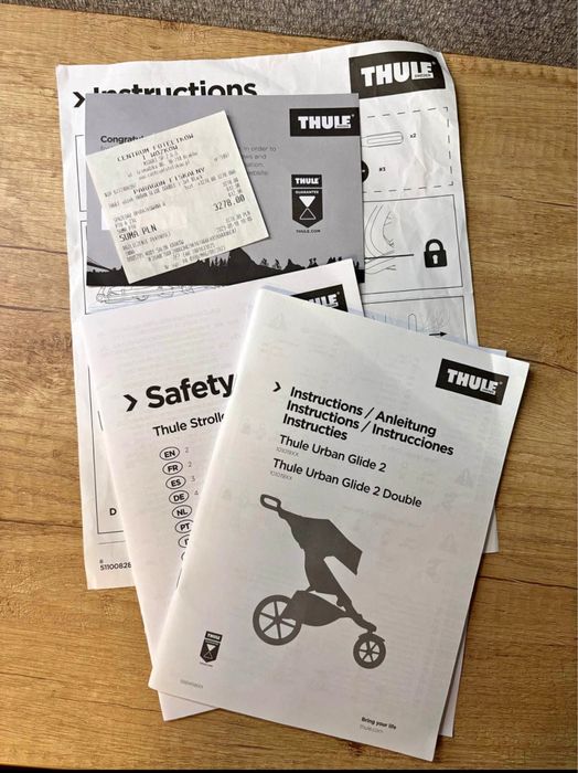 Wózek Thule Urban Glide Double – Jet Black