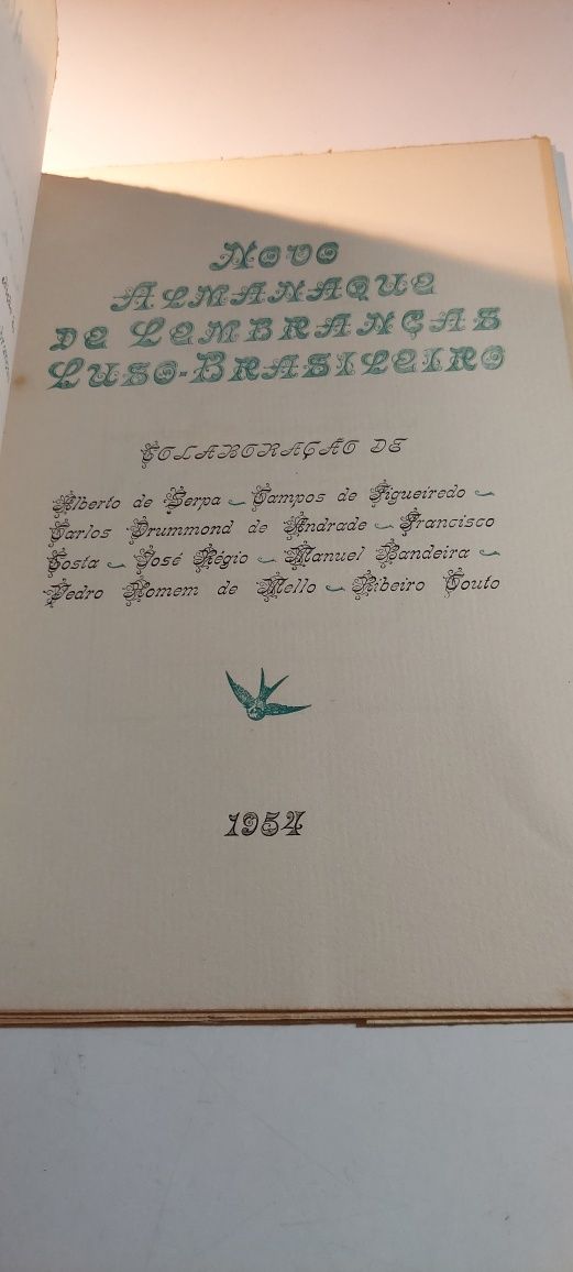 Novo Almanaque de Lembranças Luso-Brasileiro (1954, Assinado)