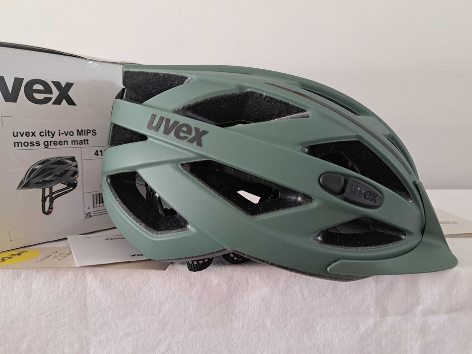 Kask rowerowy Uvex City I-vo MIPS Moss Green Matt L 56-60cm