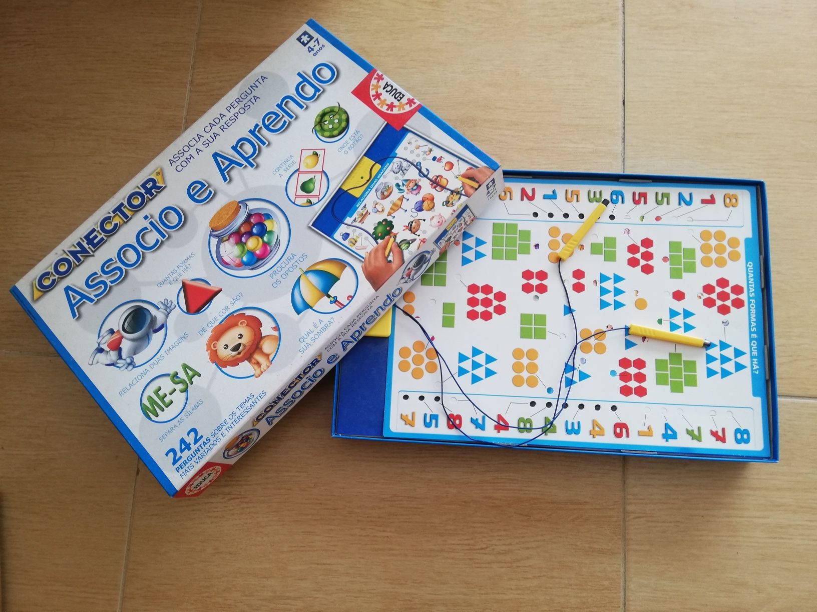 Vários puzzles didáticos