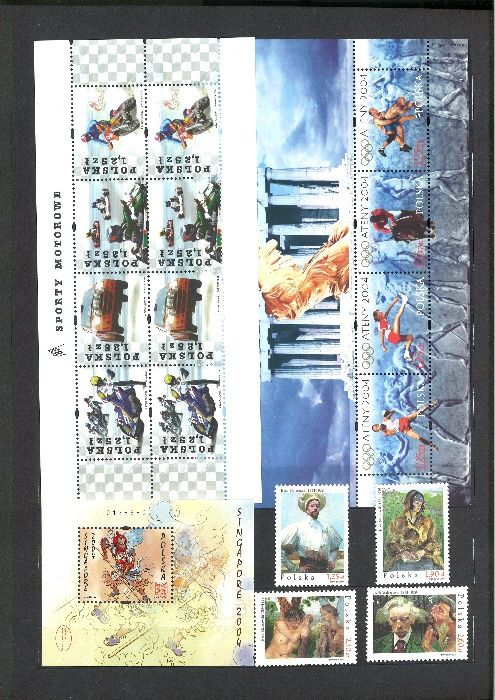 Kolekcja polskich znaczków pocztowych [1945 =2005] 19 klaserów+książki
