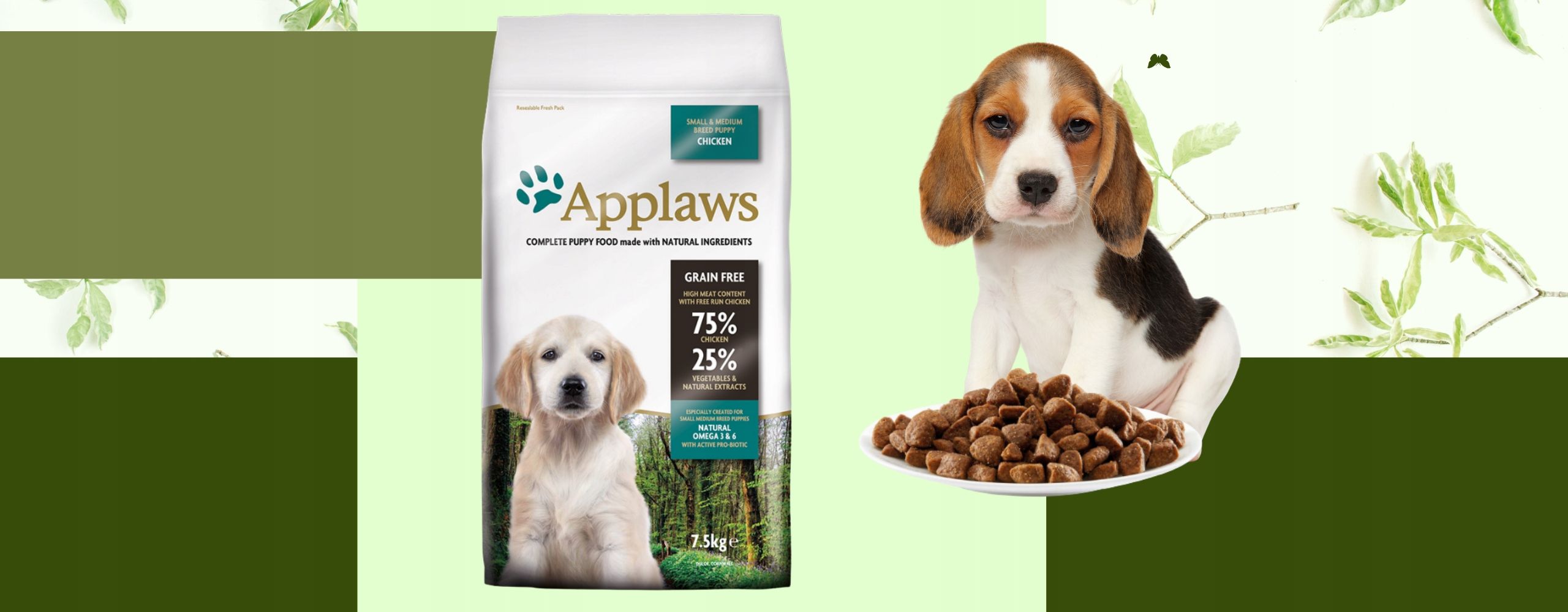 Applaws Puppy Karma Bezzbożowa Kurczak dla Szczeniąt 7,5kg S-M