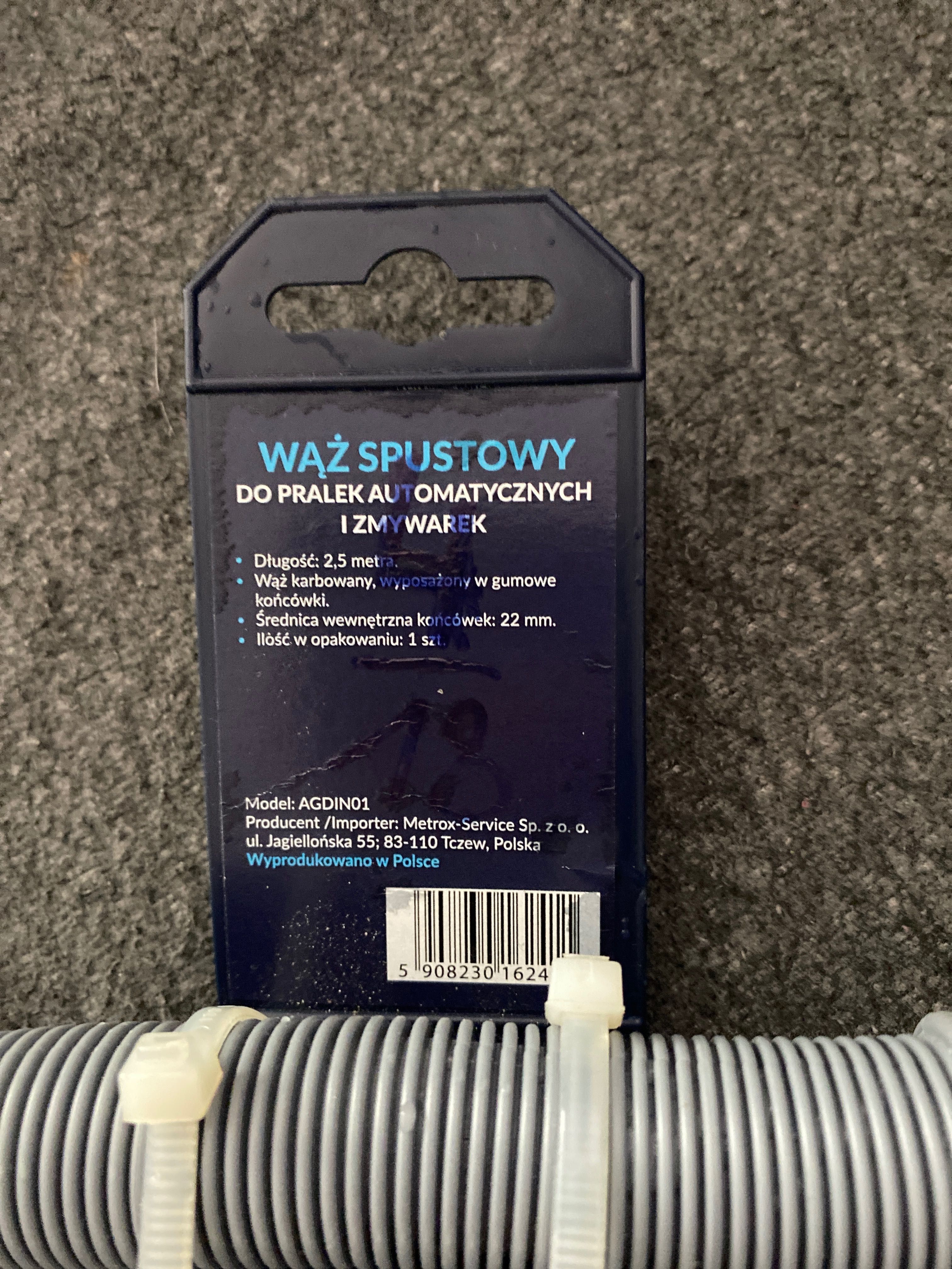 Hillman wąż spustowy/odplywowy do pralek automatycznych i zmywarek
