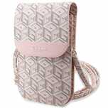 Torebka Guess GCube Stripes - różowe