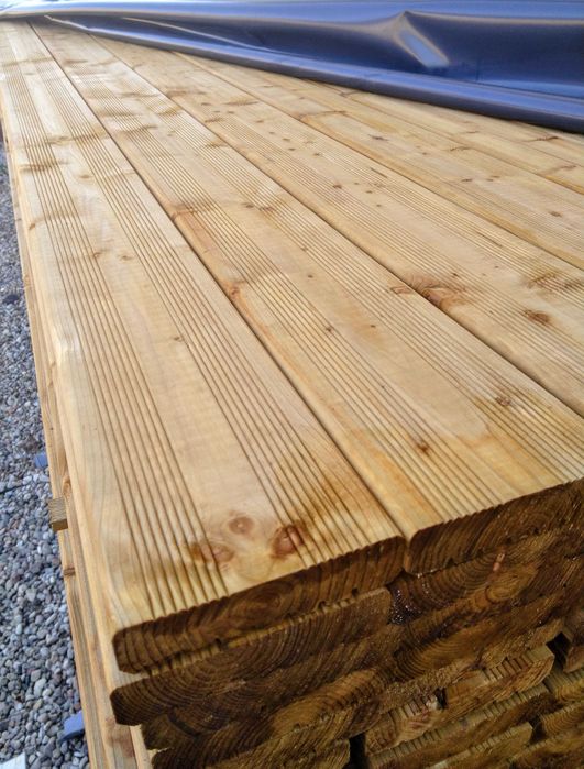 deska tarasowa taras ryflowana gladka 28x145 28x120 impregnowana