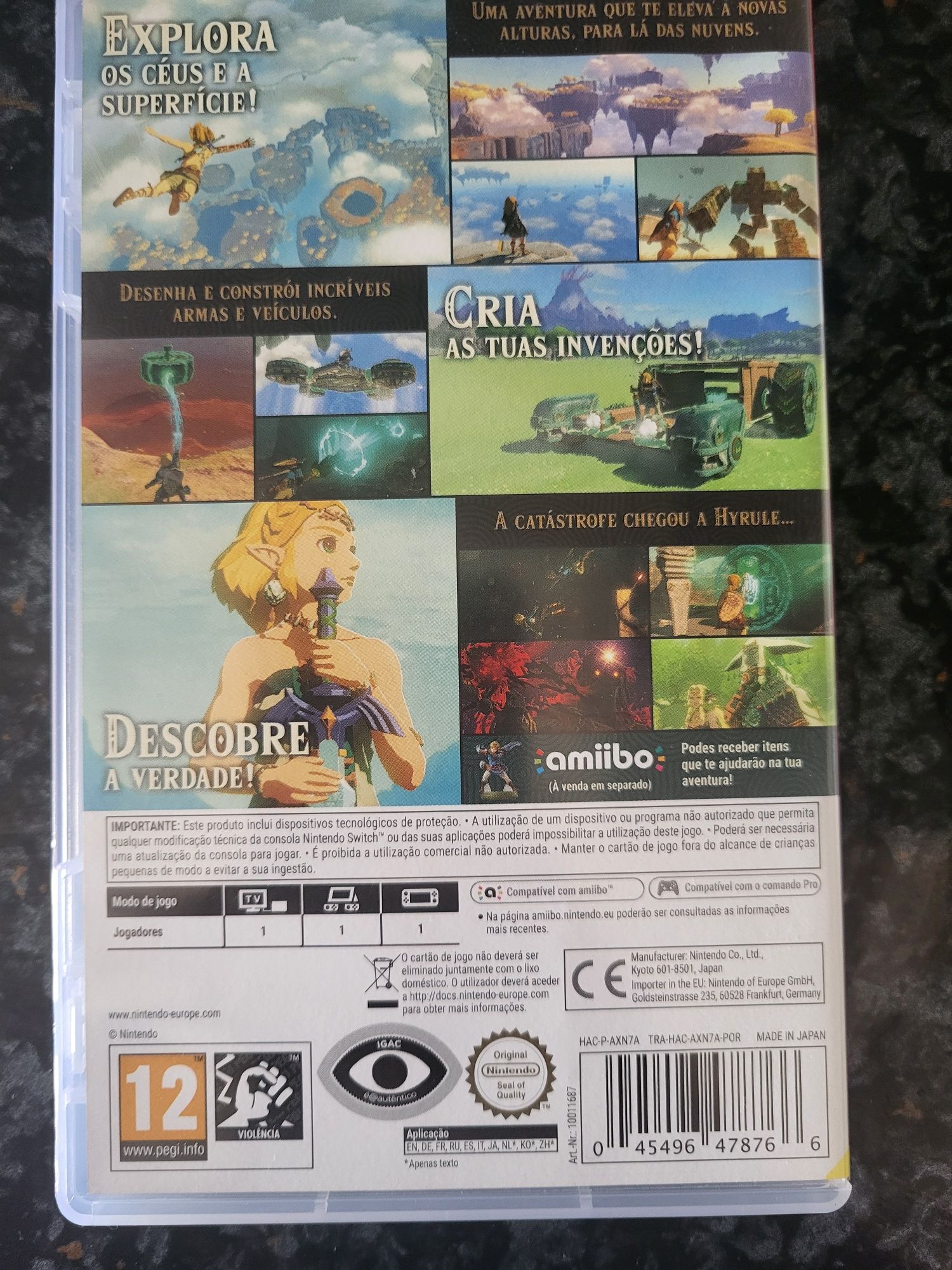 Vendo jogo Zelda - Tears of the Kingdom