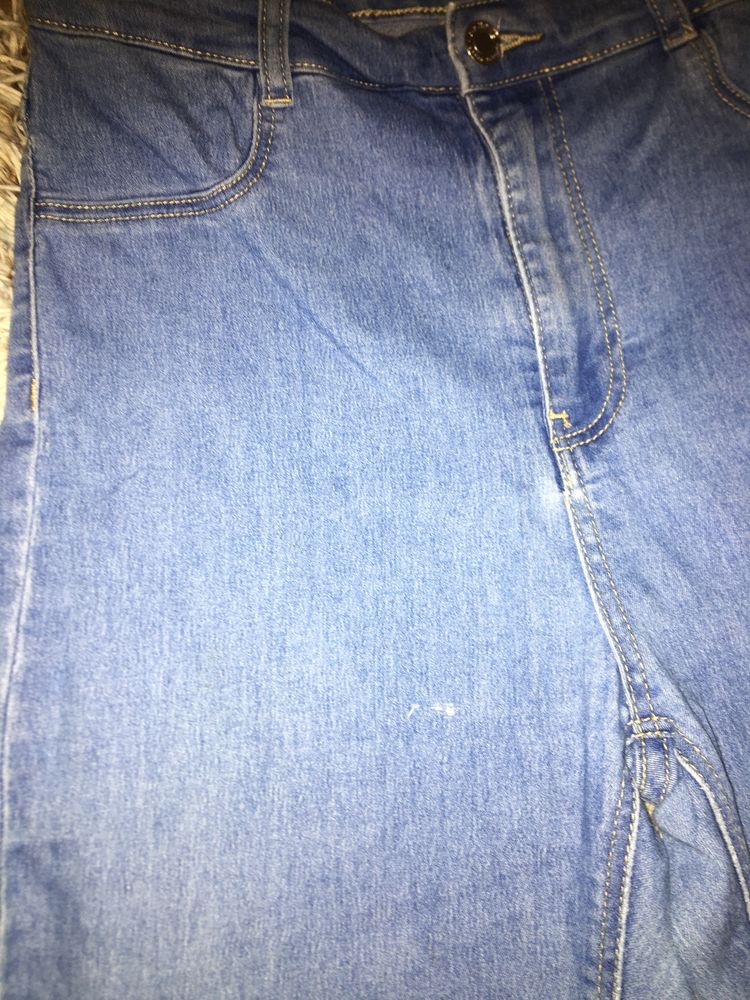 Skinny jeans niebieskie