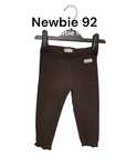 Brązowe legginsy newbie 92 w gumkę