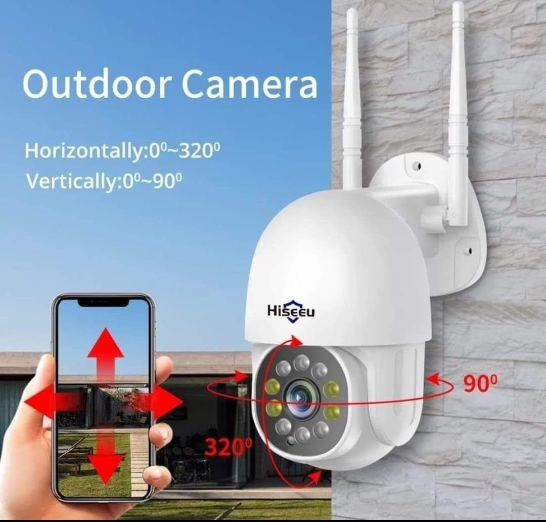 Câmera exterior rotativa FullHD Wifi com visão noturna (Novo)