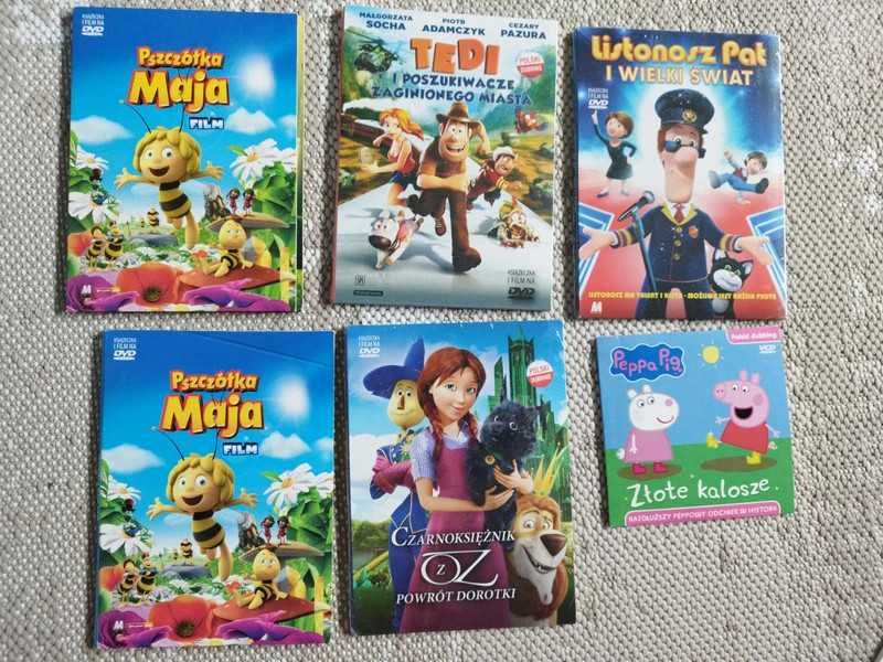 Płyta Dvd VCD bajki dla dzieci Pipi pszczółka Maja listonosz tedi