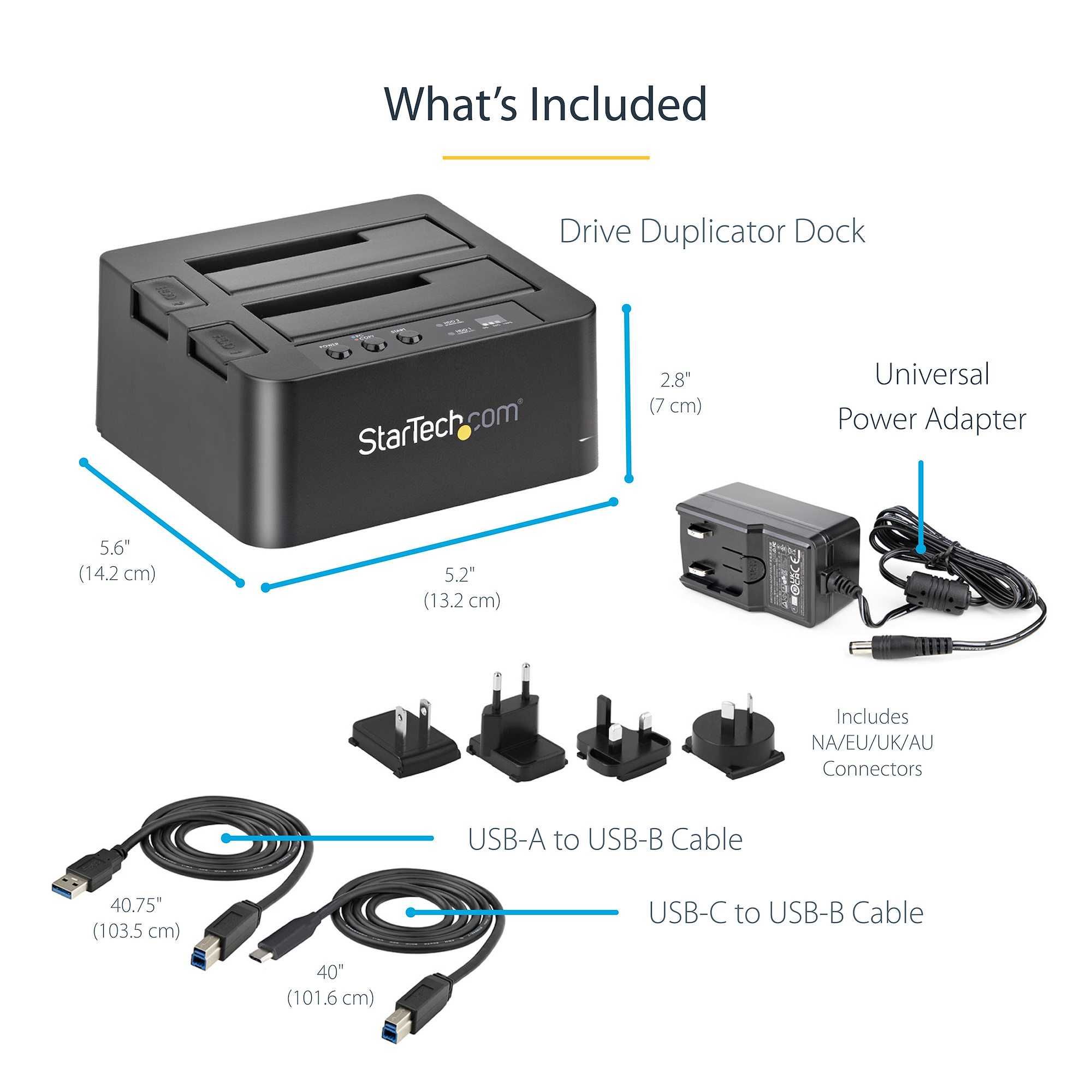 Stacja dokująca Startech SDOCK2U313R Koloner Dysku