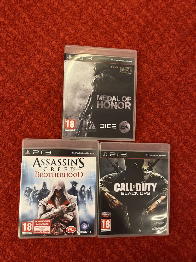 Gry na ps3 zeataw Medalof Honor,Assasins Creed Broderhood,Call of D