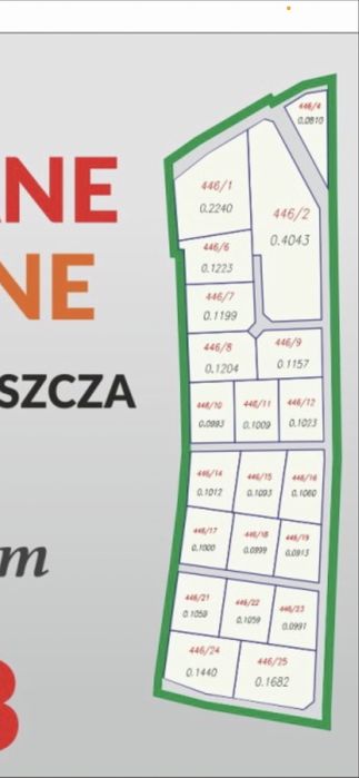 Działka budowlana Małogoszcz nad zalewem w lesie osiedle