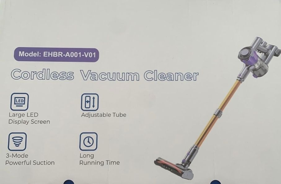 Aspirador vertical sem cabo 600 W