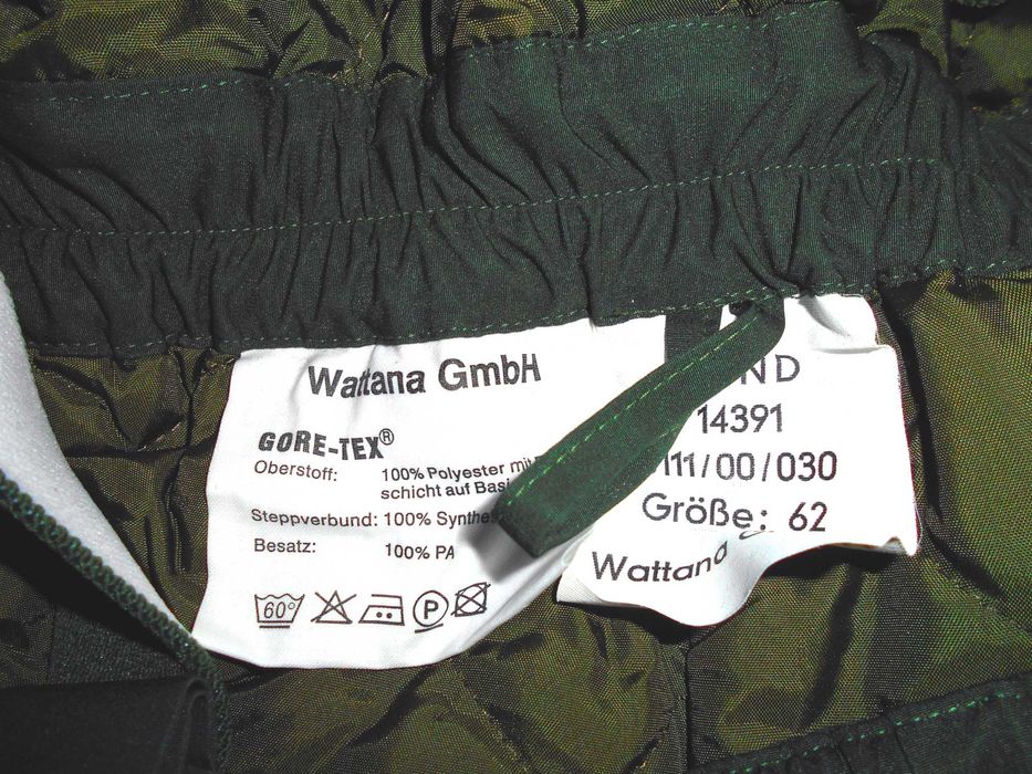 Полукомбез штаны тёплые штормовые Wattana Gore-Tex (62) большой размер