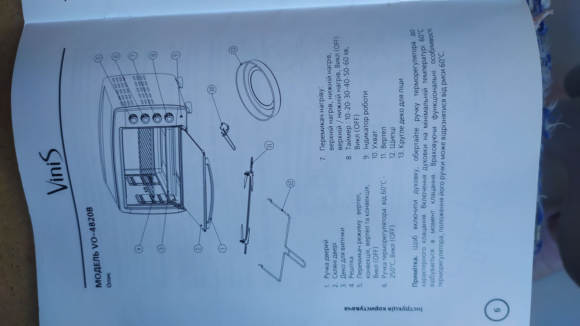 електрична духовка Vinis