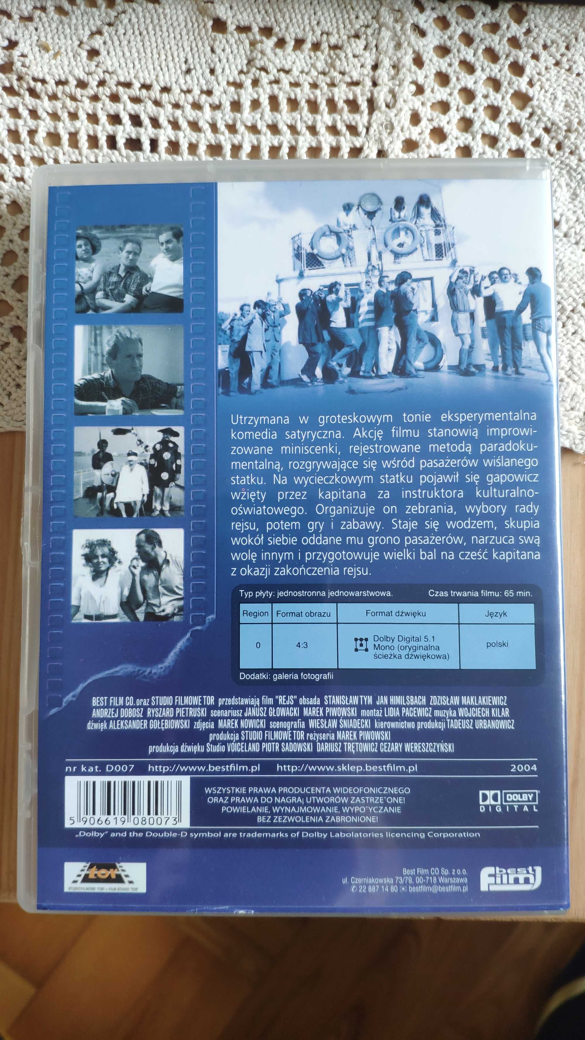 Rejs film. Piwowski DVD