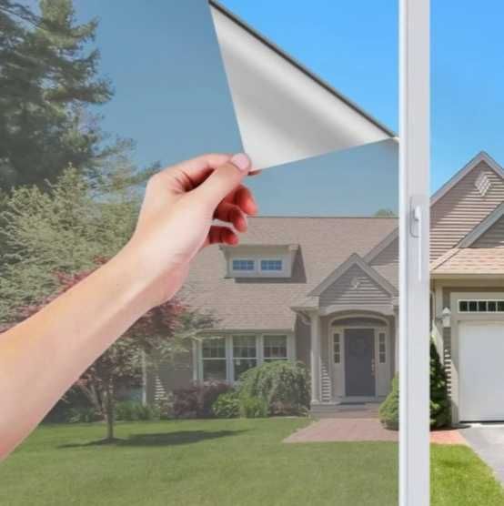 Folia lustro wenecki lustrzana Folia okienna 60 x 200cm Samoprzylepna