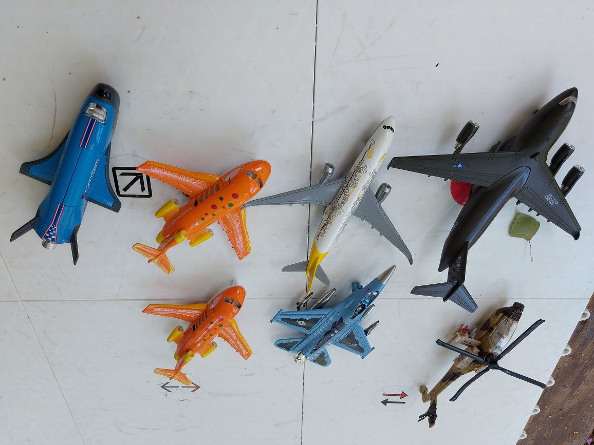 Metalowe samoloty modele zabawki