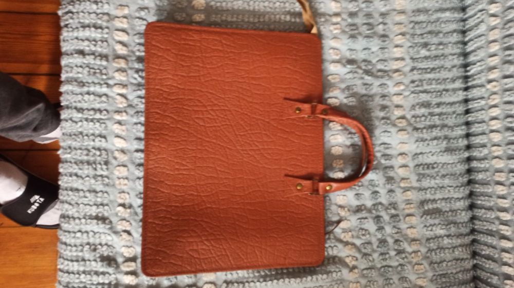 Stara aktówka skórzana ASKO-Szcxecin