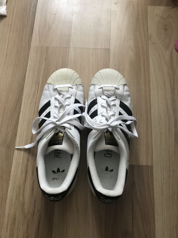 buty adidas superstar białe