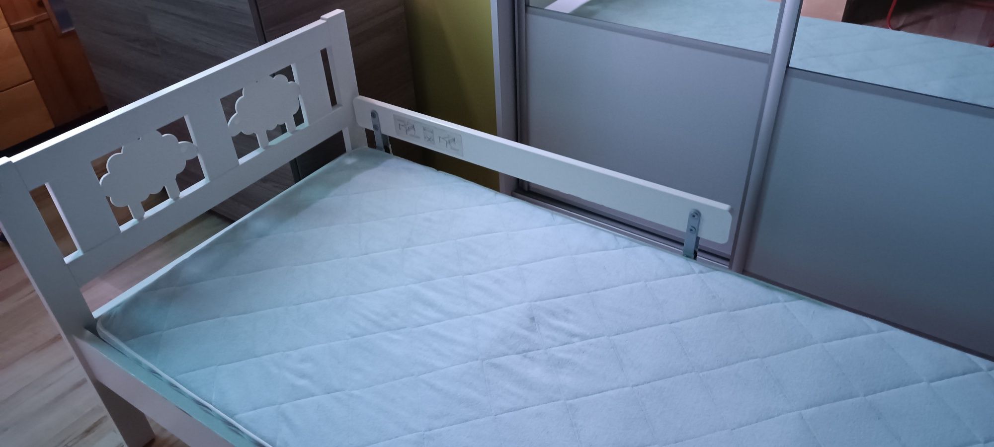 Łóżko Ikea Kritter 70x160 z materacem