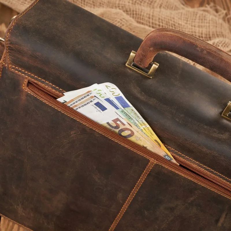Torba męska na ramię skórzana do pracy aktówka