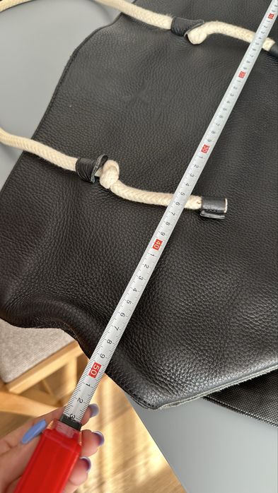 Сумка шопер велика шкіряна