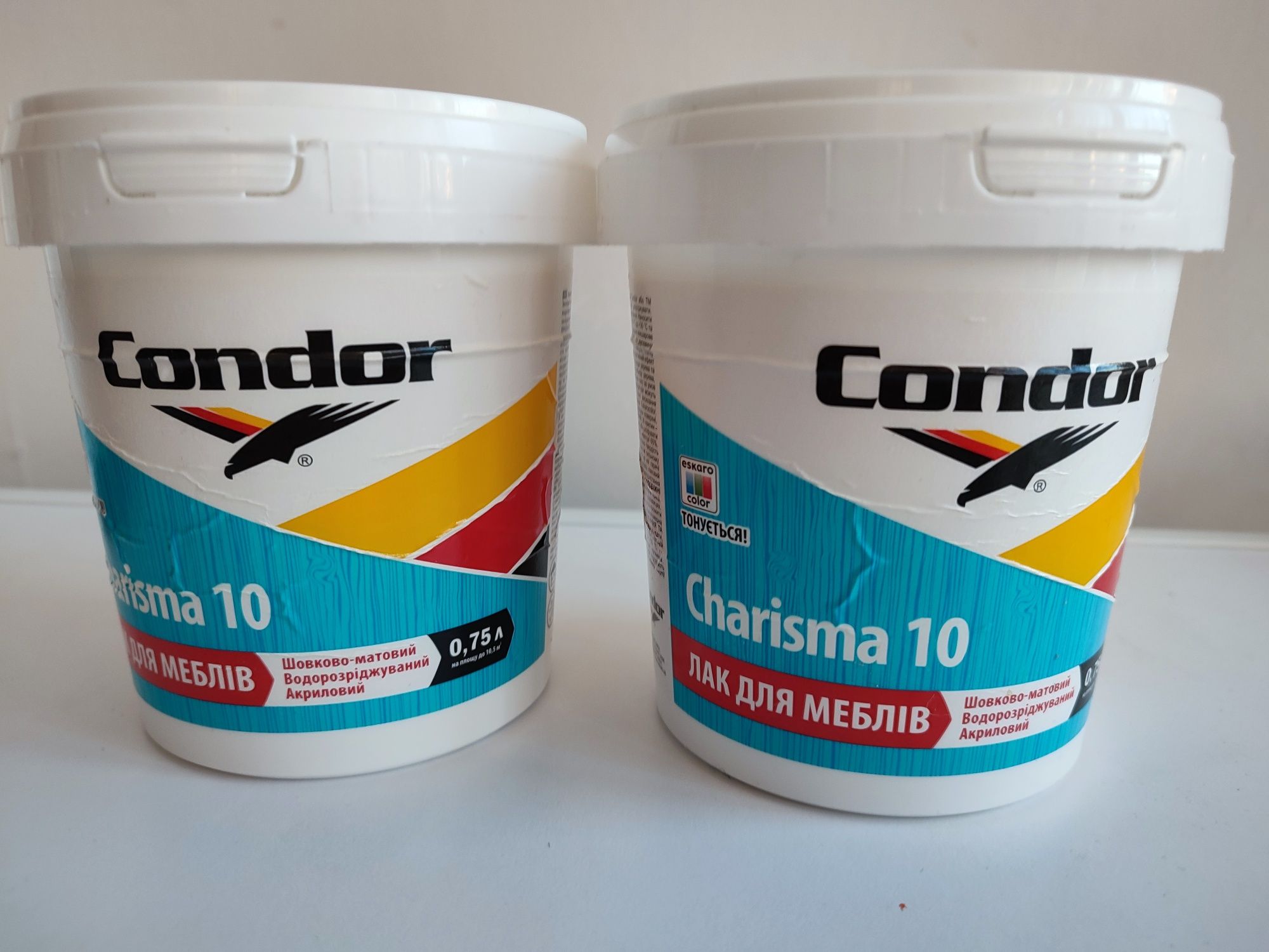 Лак акриловый Condor Charisma 10 шелково-мат 0.75 л
