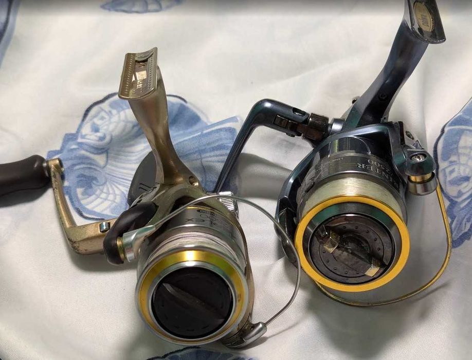Рыболовные катушки Shimano-Daiwa размер 2500 с леской