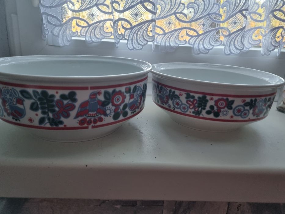 2× salaterki henneberg porzelan 1777 made in GDR HELENA