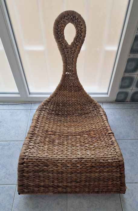 Conjunto Poltrona e Puff de verga IKEA