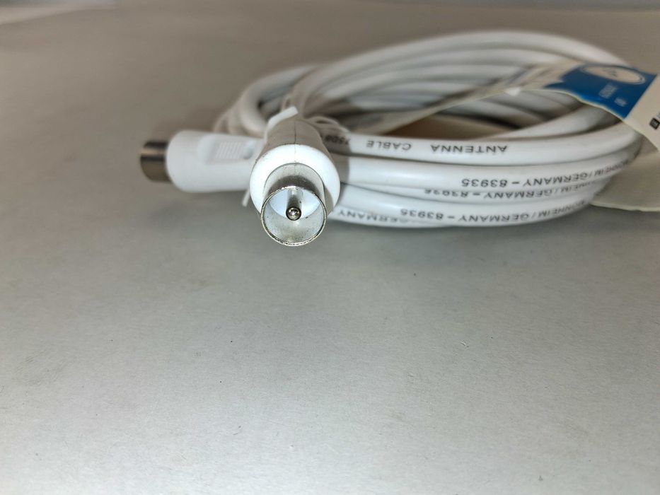 N094 Kabel Antenowy Koncentryczny Hama 3m Wtyk Gniazdo Coax TV