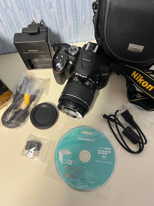 Продаэться фотоапарат Nikon D5300 AF-P 18-55 VR Kit