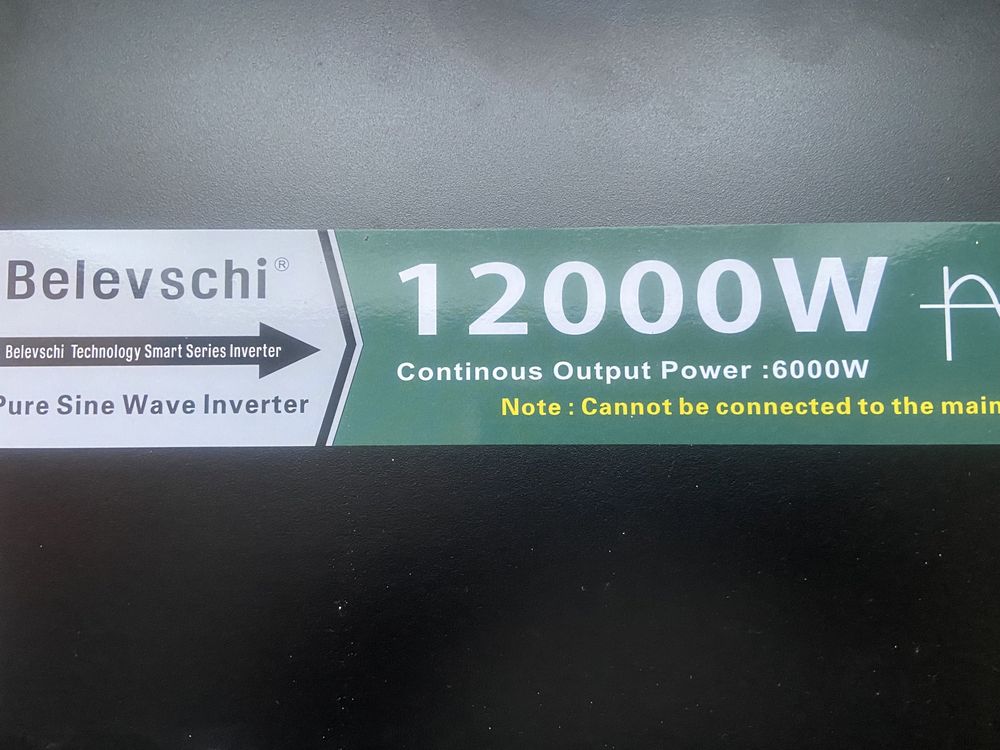 Инвертор 24в чистый синус 12000W