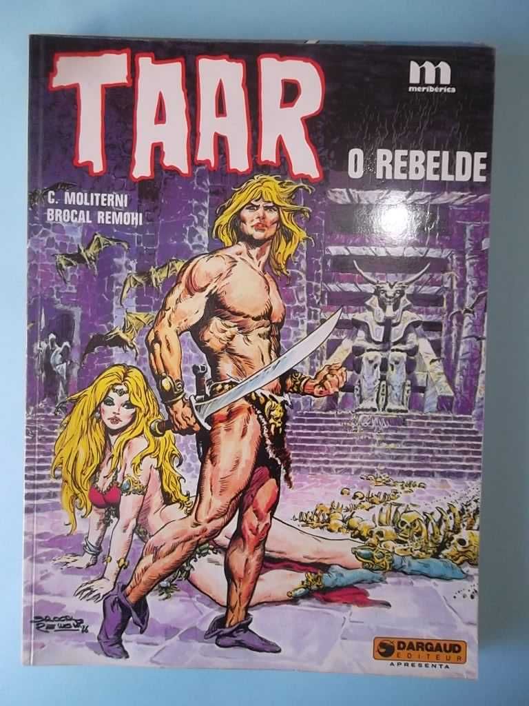 Álbuns de BD TAAR O REBELDE - Edição Meribérica.