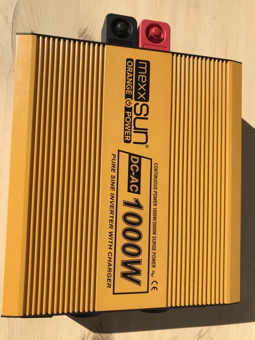Інвертор MEXXSUN YX-1000W-CS 12V-220V чиста синусоїда і зарядка.