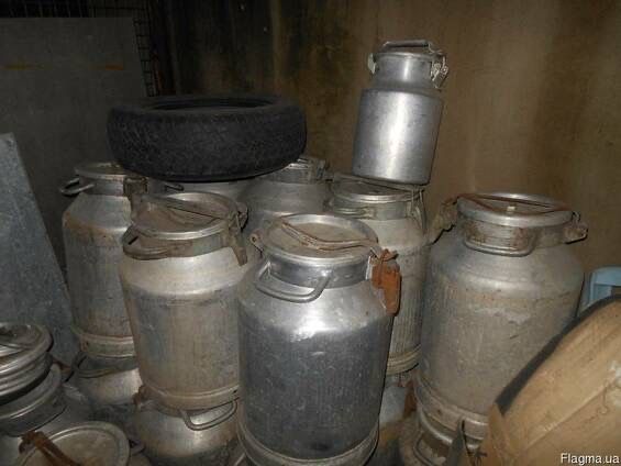 Молочный бидон алюминевый