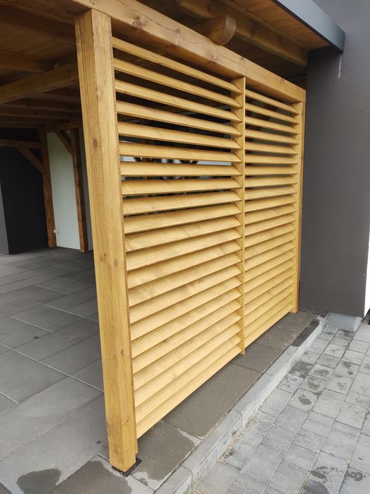 Rolety drewniane stałe żaluzje drewniane ruchome deseczki PRODUCENT