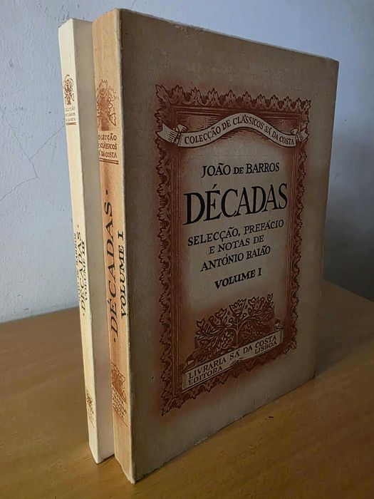 Volume I e III das "Décadas" de João de Barros