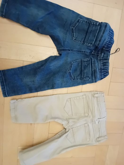 2 pary spodni chlopiecych Primark rozm.74-80 + 2 t-shirty GRATIS