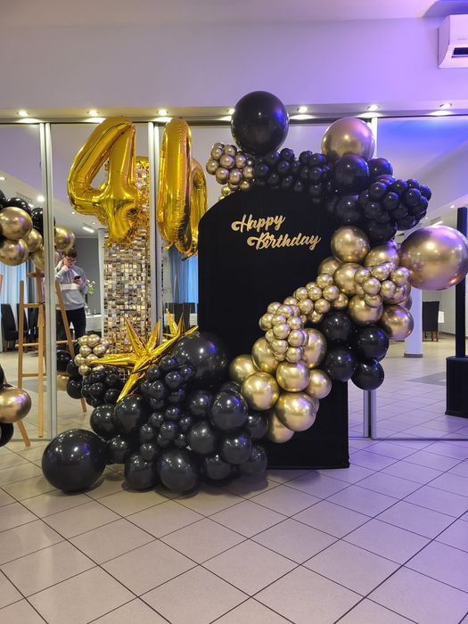 Ścianka balonowa safari , urodziny,  18 tka