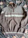 Męski sweter zimowy brązowy XL/ XXL