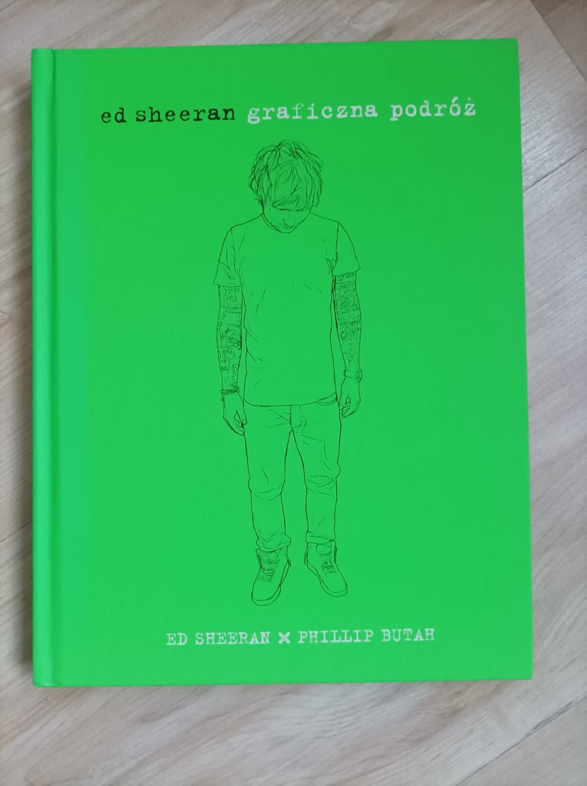 Książka Ed Sheeran graficzna podróż