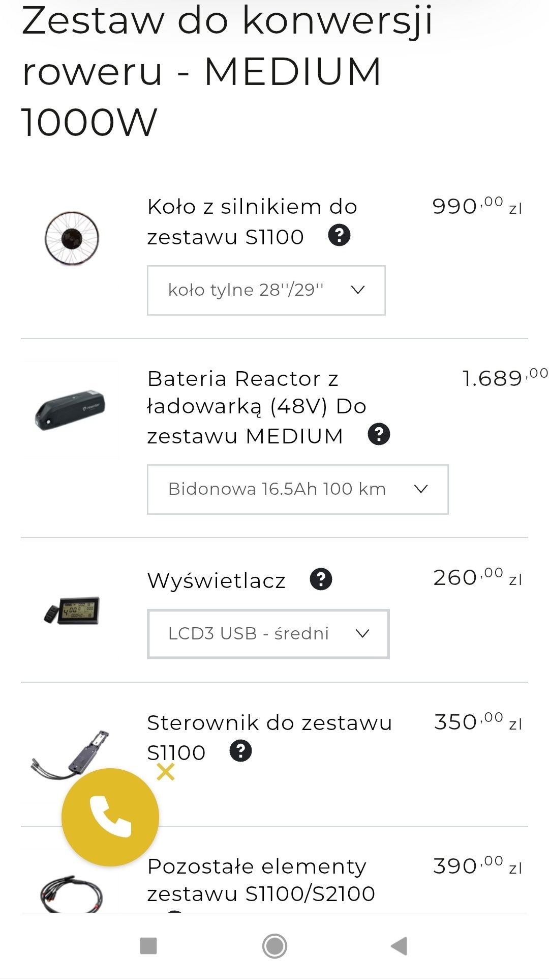 Bardzo mocny zestaw do konwersji roweru na elektryczny