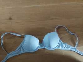 Zgrabny, subtelny biustonisz light blue z UK r 34A/75A